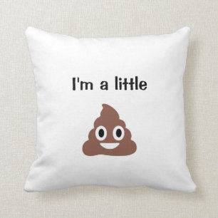 Anpassbares Poo-Emoticon Kissen