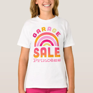 Anpassbares Regenbogen-Garagenverkauf-Kinder-T-Shi T-Shirt