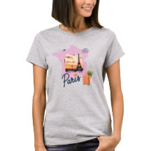 Anpassbares Reise-Themen Paris-Shirt