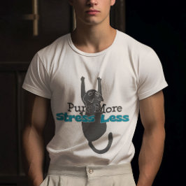Anpassbares Schnurre mehr, Stress weniger T-Shirt