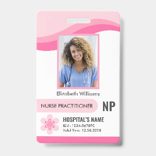 Anpassbares Sicherheits-ID-Foto für Nurse Practiti Ausweis