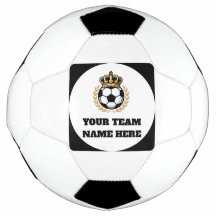 Anpassbares Soccer-Team-Fußball-König-Logo