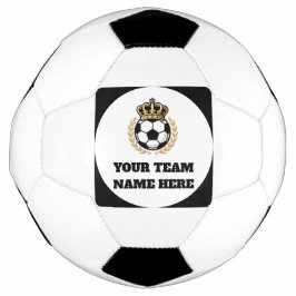 Anpassbares Soccer-Team-Fußball-König-Logo Fußball