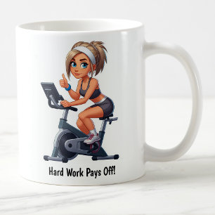Anpassbares Spinningbike-Training Kaffeetasse