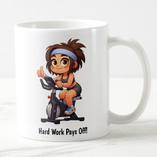 Anpassbares Spinningbike-Training Kaffeetasse