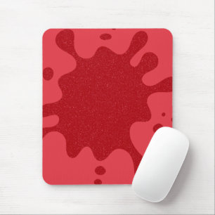 Anpassbares Tomatenrot-Splash-Mauspad Mousepad