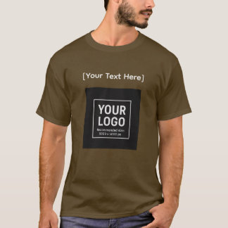 Anpassbares Trader-Logo & Text T-Shirt