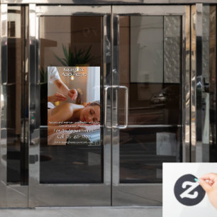 Anpassen Akupunktur-Therapieklinik 2 Fensteraufkleber