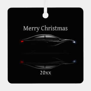 Anpassen datiertes Weihnachten Sportwagen Automobi Ornament Aus Metall