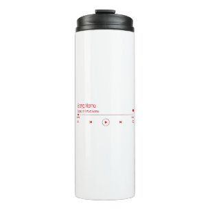 Anpassen deiner Lieblingsmusik Thermosbecher