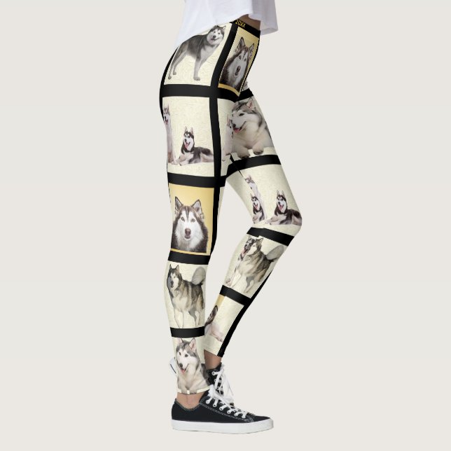 Anpassen der 7 Fotomodulationen für Heimtiere Kind Leggings (Rechts)