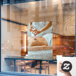 Anpassen der Akupunkturbehandlung 3 Fensteraufkleber