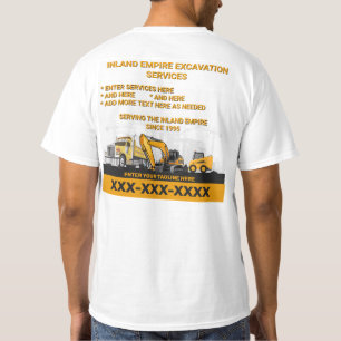 Anpassen der Bauweise des Generalunternehmers T-Shirt