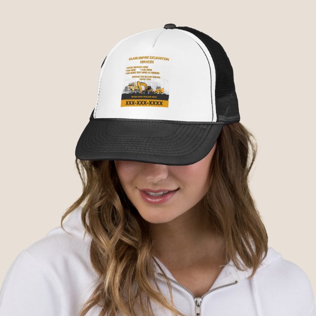 Anpassen der Bauweise des Generalunternehmers Truckerkappe (Beispiel)