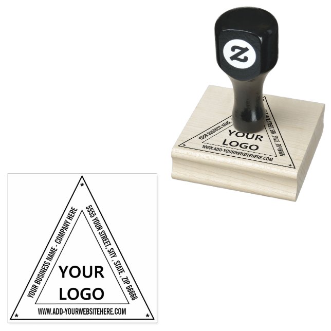 Anpassen der Briefmarke der Logo-Adresse für das D Gummistempel (Stempel)