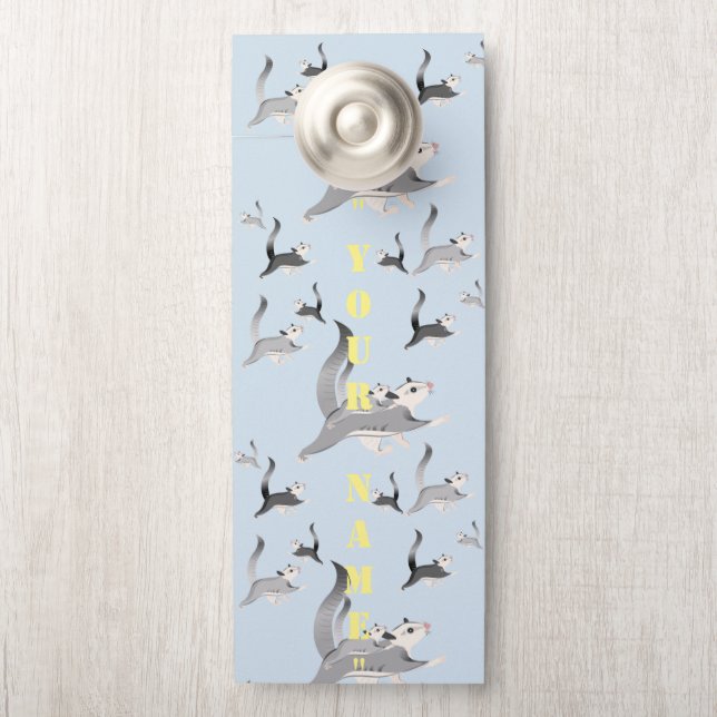 Anpassen der Glider Door Knob Plaque Türanhänger (Auf Knauf)