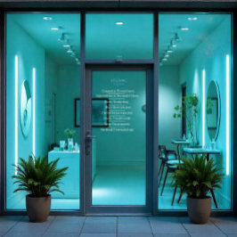 Anpassen der Hauspflege-Kosmetikdienstliste Fensteraufkleber