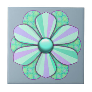 Anpassen der Hübschen Blume Fliese