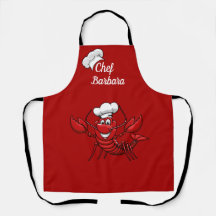 Anpassen der Koch-Lobster-Allround-Print-Schürze