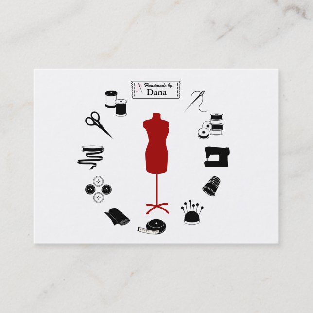 Anpassen der Label-Visitenkarte Visitenkarte (Vorderseite)