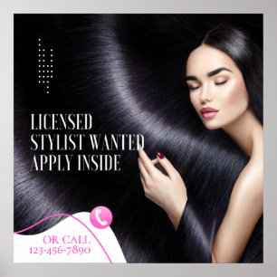Anpassen der lizenzierten Haarstylist Gewollt Über Poster