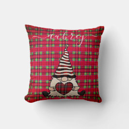 Anpassen der Name LIEBE Gnome Valentines Buffalo K Kissen