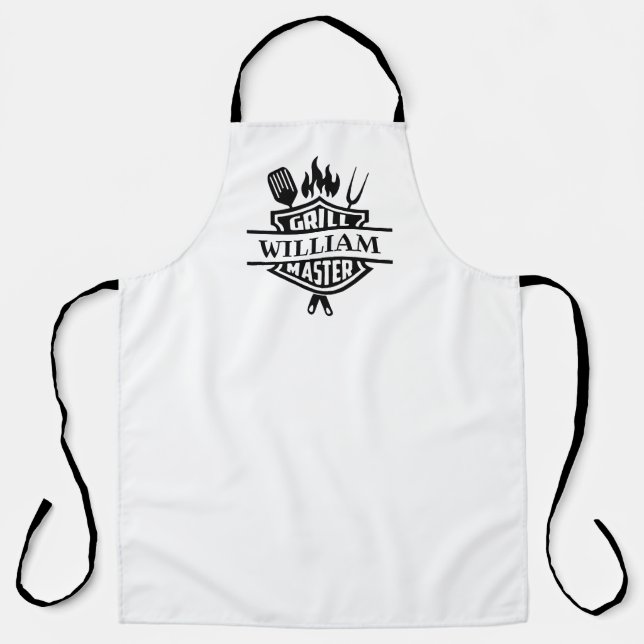 Anpassen der Schürze für Erwachsene - Grillmeister (Vorderseite)