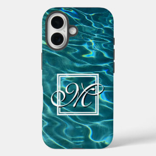 Anpassen der Seewellen des Wassermusters iPhone 16 Hülle
