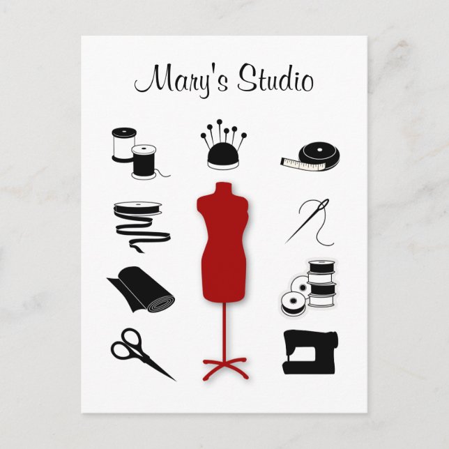 Anpassen der Textpostkarte Postkarte (Vorderseite)