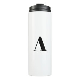 Anpassen des Alphabet-Anfangsbuchstabens Thermosbecher