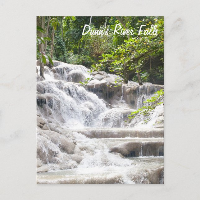 Anpassen des Dunn's River Falls Fotos Postkarte (Vorderseite)