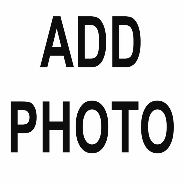 Anpassen des Entwurfs von Fotonamen hinzufügen Freistehende Fotoskulptur (Vorne)
