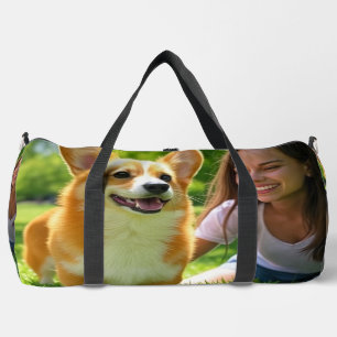 Anpassen des Fotos für Begleiter hinzufügen Duffle Bag