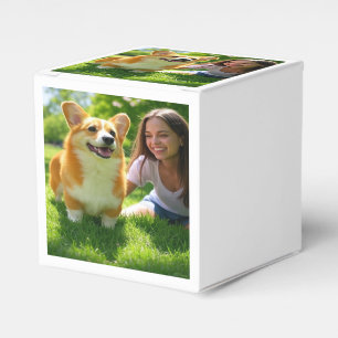 Anpassen des Fotos für Begleiter hinzufügen Geschenkschachtel