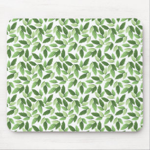 Anpassen des grünen Leaf-Musters Mousepad