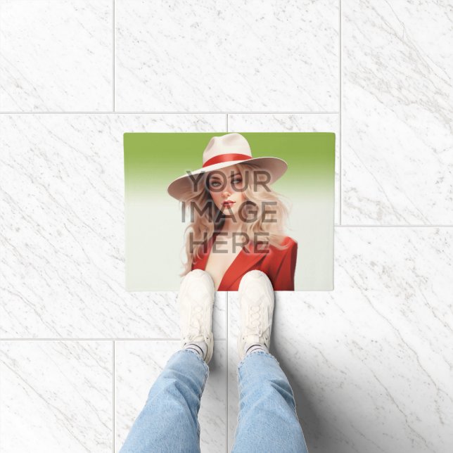 Anpassen des horizontalen Foto-Bereichs Fußmatte (Indoor)