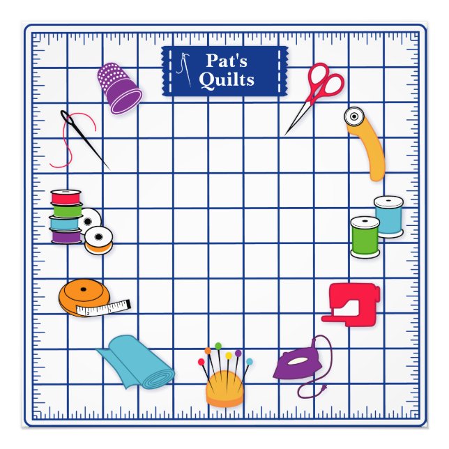 Anpassen des Labelquilts Fotodruck (Vorne)