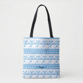 Anpassen des Labrador Guide Hundeschema Blau Tasche