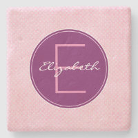 Anpassen des Lila Monogrammkreises an den rosa Pol