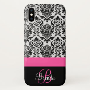 Anpassen des Musters für die schwarz-rosa Damaskus Case-Mate iPhone Hülle