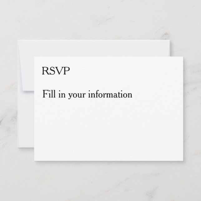 Anpassen des Name-Fotos oder eines Artworks RSVP Karte (Rückseite)