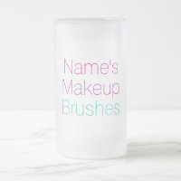 Anpassen des Namens Makeup Pinselhalter
