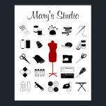 Anpassen des Textposters Poster<br><div class="desc">Anpassen des Texts Hier ist meine spezielle Sammlung von Werkzeugen und Zubehör für andere Faserkünstler zum Nähen, Schneiden, Schneiden, Nähen, Nadeln, Abwasch und Kunsthandwerk: Nähnadeln, Fässlöffel, Button-Kissen mit Stangen Buttonen, Bändern, Bügel, Kleber, Klebeband, Stickereischere, Stoffblitz, Schneidermodell, Nähmaschine, Etiketten und Knöpfe. Ein nachdenkliches Geschenk für sich selbst oder für diese besondere...</div>