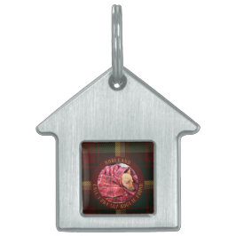 Anpassen des verlorenen Hundes Ahornleaf Tartan Bu Tiermarke