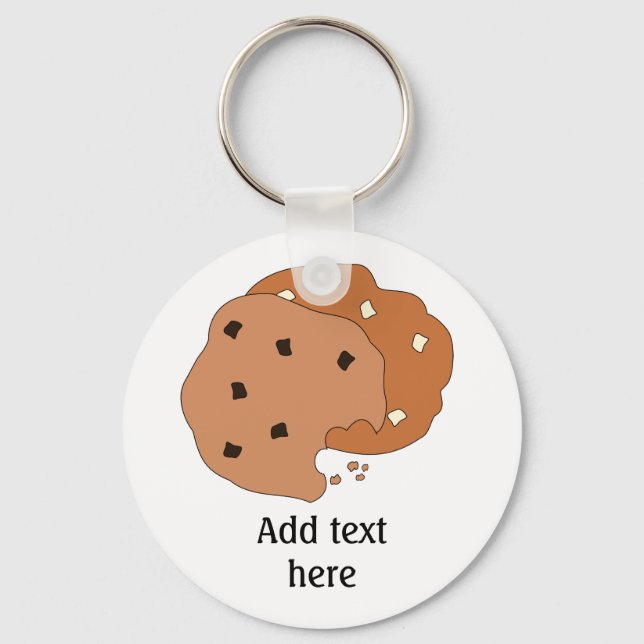 Anpassen dieser Cookies-Grafik Schlüsselanhänger (Vorderseite)