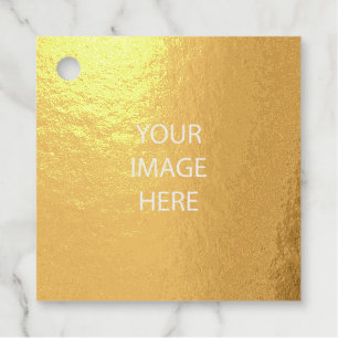 Anpassen dieser Gold Foil Fevor Tags