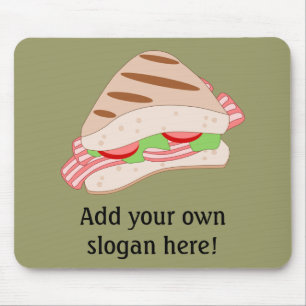 Anpassen dieses BLT-Sandwich-Graphics Mousepad