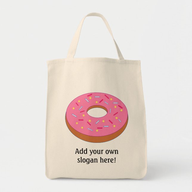 Anpassen dieses Ring Doughnut Graphic Tragetasche (Vorne)