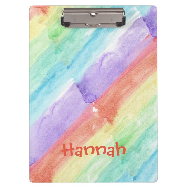 Anpassen eines nahtlosen Wasserfarbmusters Klemmbrett (Vorderseite)