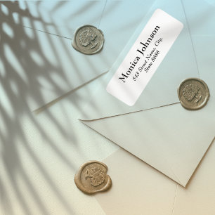 Anpassen einfacher schwarzer Text in elegantem Wei